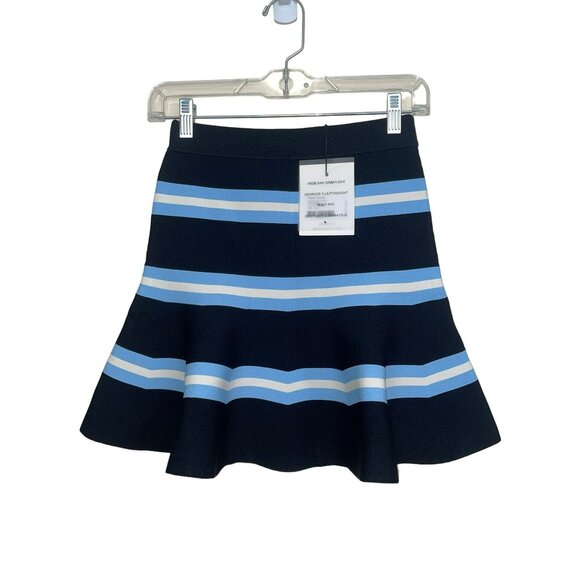 Tanya Taylor Striped Rivka Knit Mini Swing Skirt Size XXS NWT - Picture 2 of 6